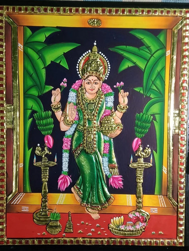Garaha Lakshmi Tanjore Paintings - Design Type: Traditional