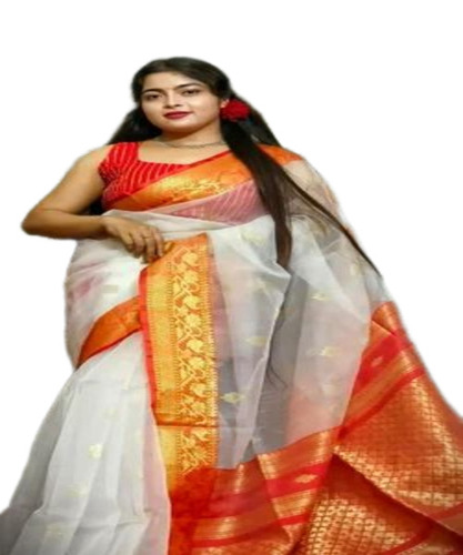 Ladies Zari Border Saree