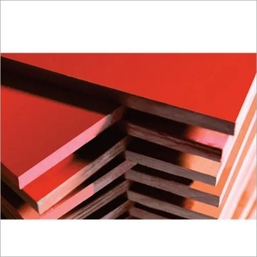 Red Rectangular Waterproof Plywood