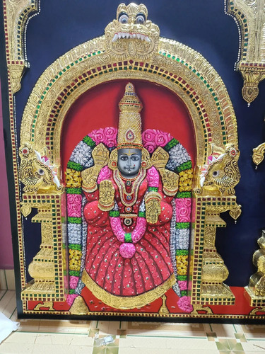 Tirupati Balaji Tanjore Paintings - Design Type: Devotional