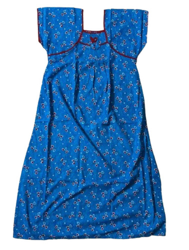 Blue Color Ladies Nightgown