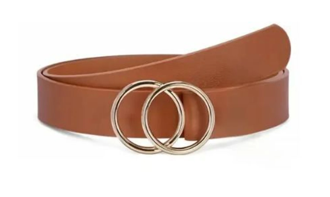 Double Ring Belt Buckle For Men - Color: Silver Grey