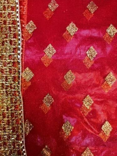 Glitter Print Tissue Net Dupatta