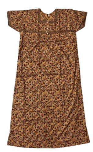 Half Sleeve Cotton Nightgown