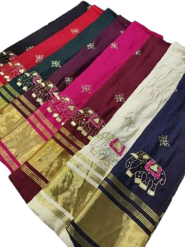 Ladies Lagdi Patta Silk Dupatta