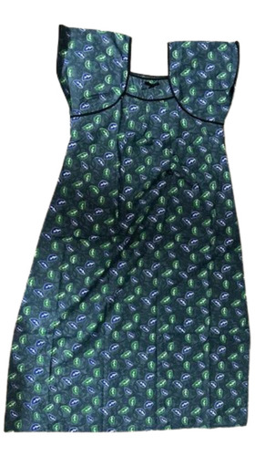 Ladies Printed Dull Cotton Nightgown