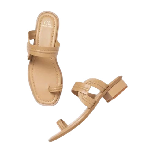Ladies Pu Flat Sandal