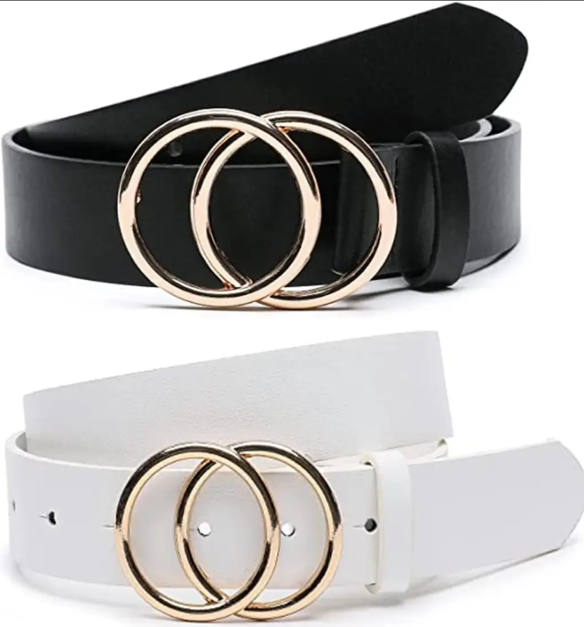 Mens Double Ring Belt