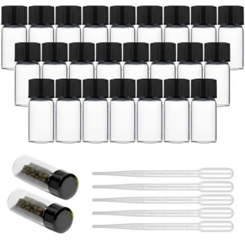 Spylx Clear Borosilicate Glass Vials Culture Tubes