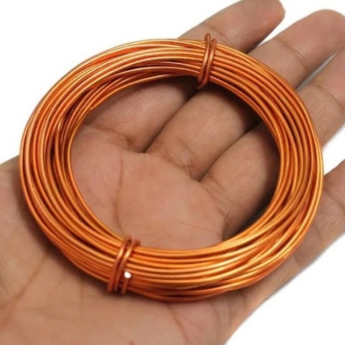 1MM Aluminium Craft Wire - 1MM Golden Aluminium, Corrosion Resistant, Heat Resistant, Flexible