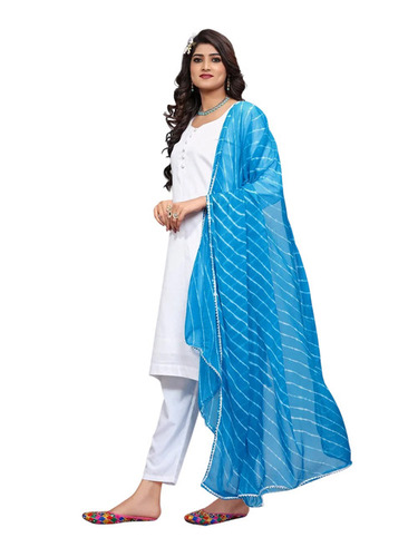 Beautiful Nazlin Lehariya With Lace Border
