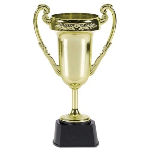 Golden Plated Fiber Trophy