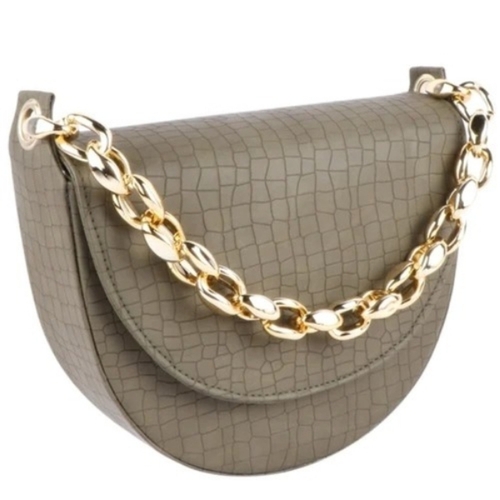 Ladies Leather Handbag - Genuine Leather, Standard Size, Multiple Colors | Over Flap Closure, Shoulder Handles, Water Resistant, Durable and Comfortable