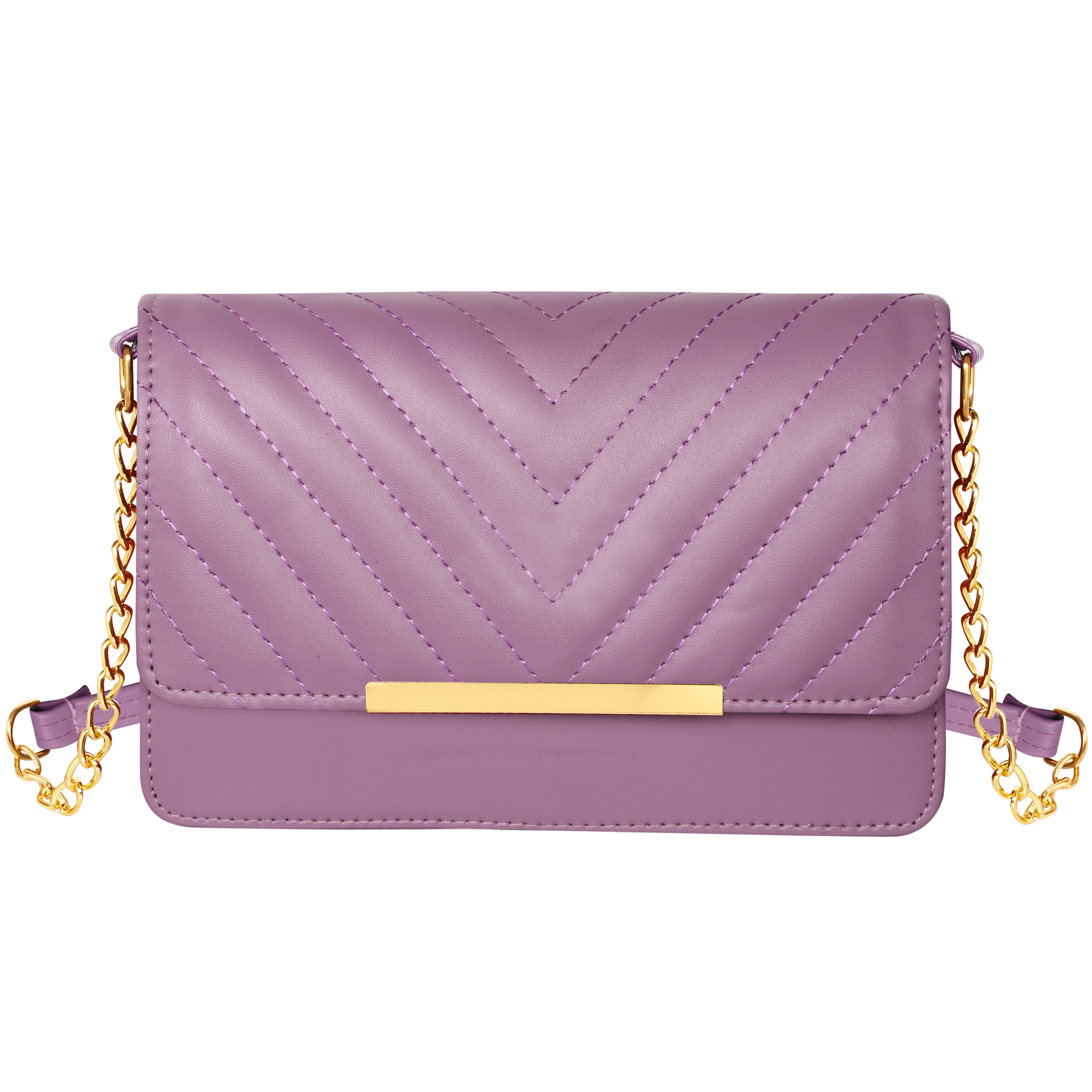 Lorem Purple Designer Faux Leather Handbag For Women And Girls Hb40 - Coating Type: Protective Coating