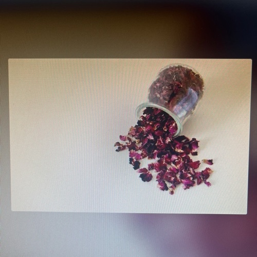 sun dried rose petals