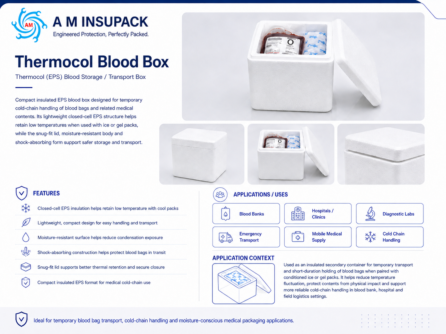 Thermocol Blood Box