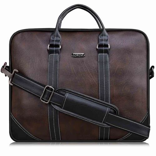 Unisex Leather Laptop Bag
