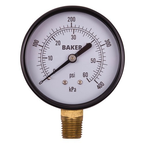 Analog Pressure Gauge - Height: 1 Foot (Ft)