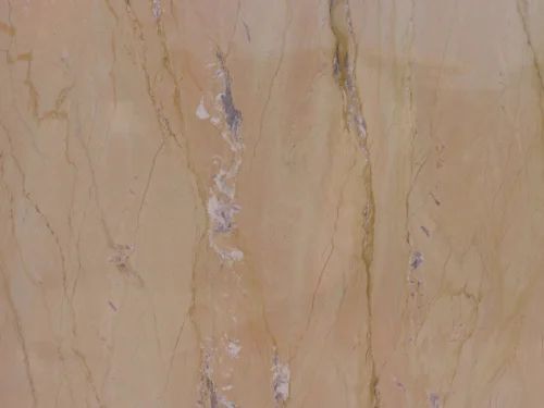 Katni Cream Marble Slab - Marble, 14mm Thickness, Rectangular Slab, Unpolished Finish, Flooring Use