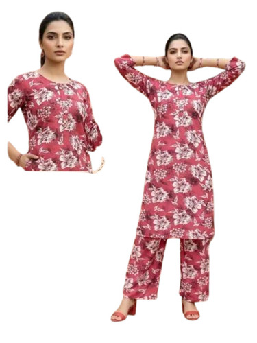 Ladies Fancy Rayon Kurti Set