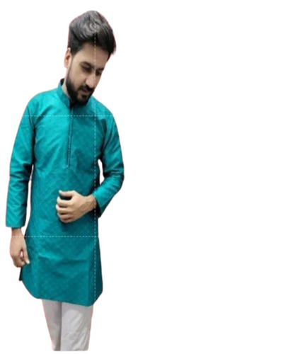 Men Fancy Kurta Pajama - Color: Light Blue