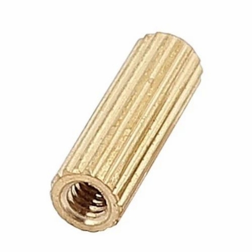Brass Knurlling Hollows Round Rod