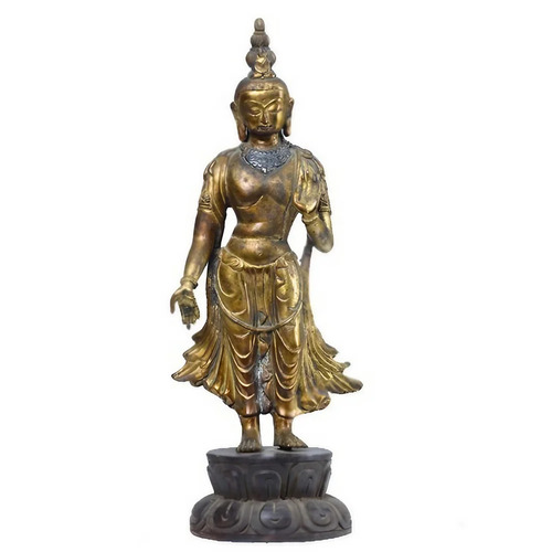 Bronze Assumed Buddha Statue - Design Type: Table Top