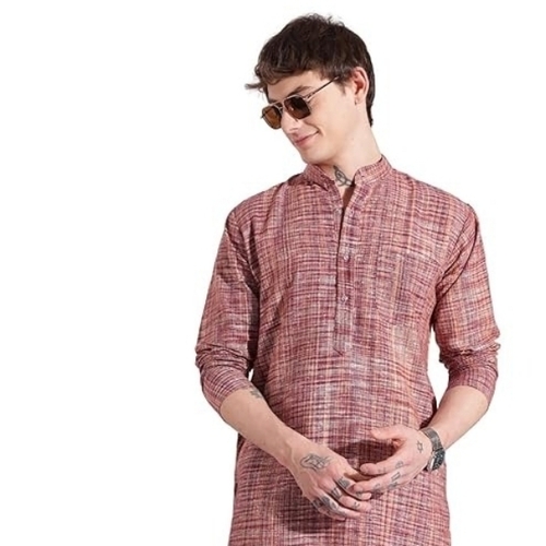 Long Khadi Kurta