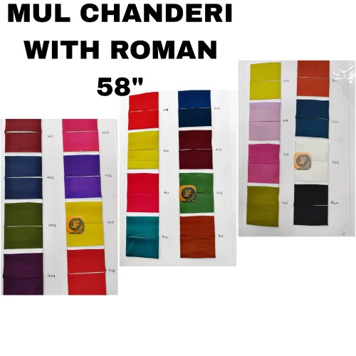 Mul Chanderi Fabric