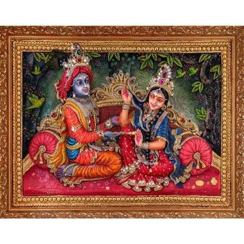 Radha Krishna Painting - Color: Multi Color
