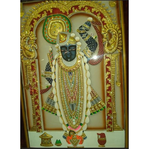 Shrinathji Gold Work Painting - Color: Multi Color