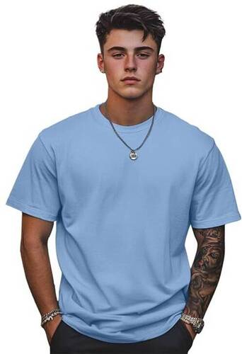 Sky Blue Oversized T Shirt