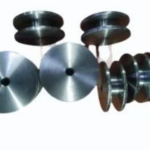 Aluminium Pully 0.5 Ton Cap - Aluminium, Round Shape, Silver, 0.5 Ton Capacity, 6 m Lift
