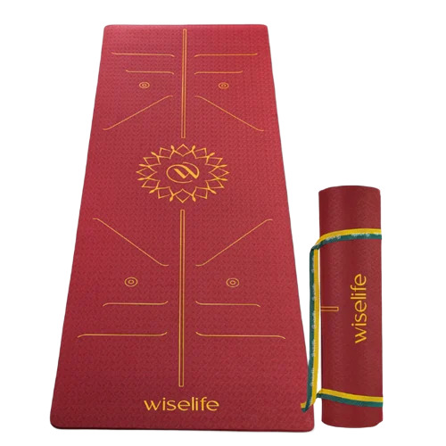 Lotus Alignment Tpe Yoga Mat