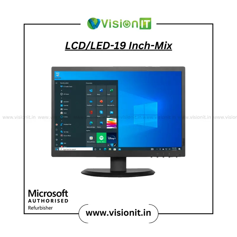 19 Inch LCD LED Monitor Mix Brand for Desktop Computer VGA Display Screen
