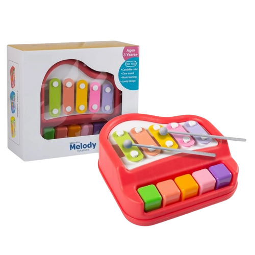5 Keys Plastic Xylophone Kids Toys