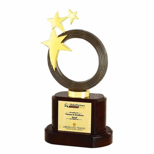 6.8 Inch Wooden Trophy