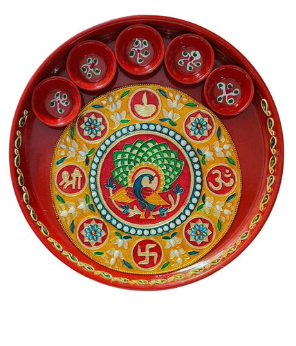 Decorative Pooja Thali Set