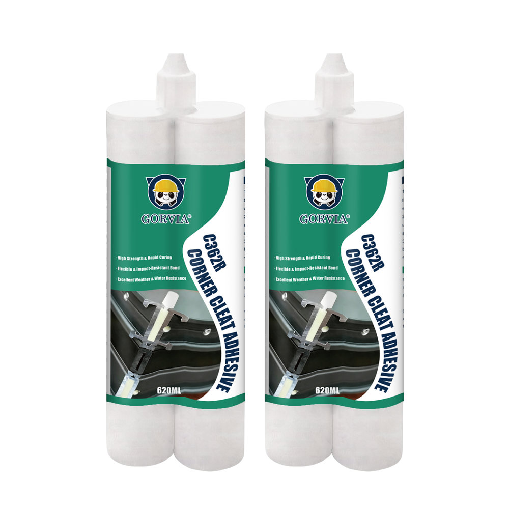 Gorvia 620ml Excellent Weather Corner Cleat Adhesive - Color: White Black Gray