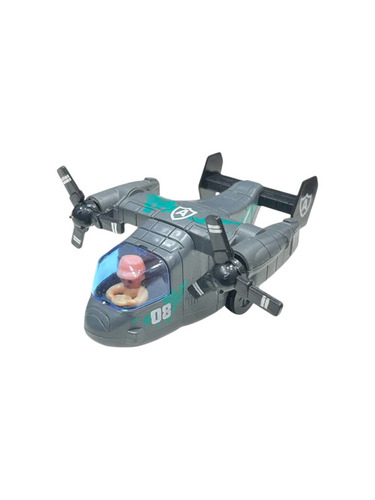 Gray Friction Helicopter Toy For Kids