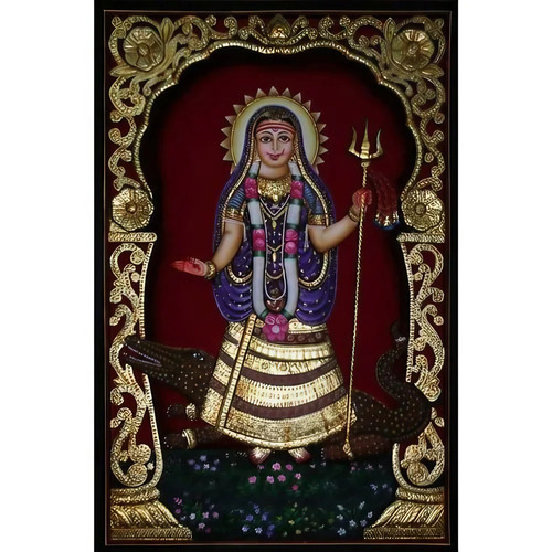 Khodiyar Mata Religious Painting - Color: Multicolor