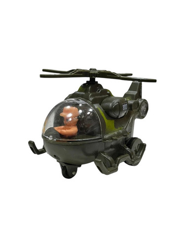 Kids Black Friction Helicopter Toy