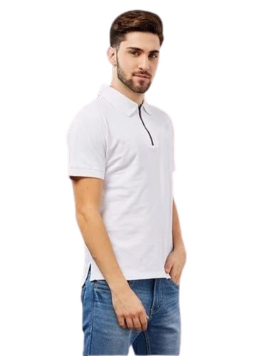 Men White Color T Shirt