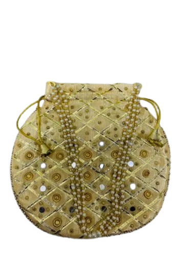 Mirror Work Potli Bag