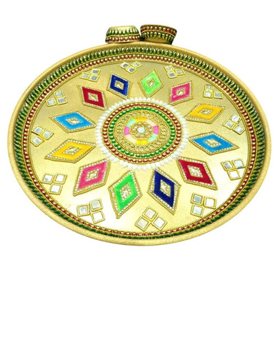 Round Pooja Thali Set