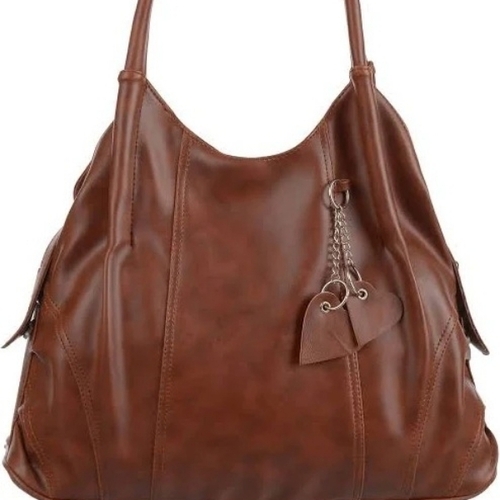 Shoulder Hobo Handbag - Leather, Multi Color, All Size | Soft Material, Zipper Closure, Comfortable Handle, Durable Stitching