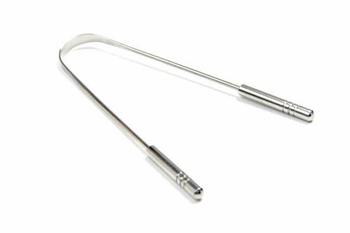 Silver Color Stainless Steel Tongue Cleaner