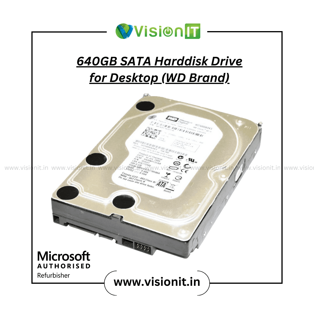 640GB WD SATA Laptop Hard Disk Drive 2.5 Inch FAT Internal HDD for Laptop
