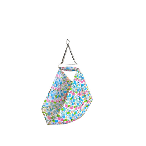 Baby Swing Window Cradle - Cotton Fabric 80x40x120 cm, Mosquito Net, Portable, Gentle Swing