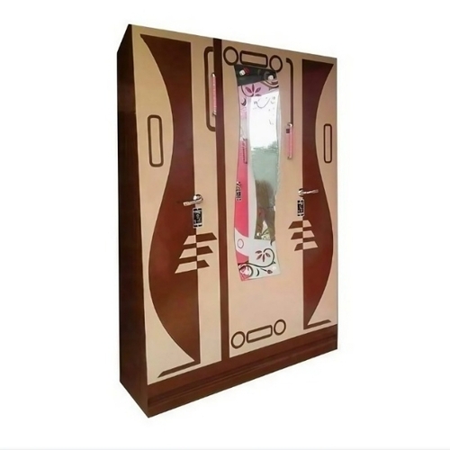 Brown Solid Wooden Almirah